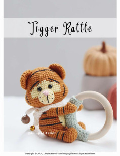 Tigger Rattle crochet pattern