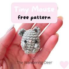 tiny mouse free pattern