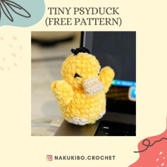 tiny psyduck free pattern