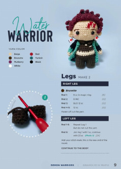 water WARRIOR crochet pattern