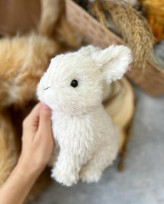 white fluffy rabbit crochet pattern