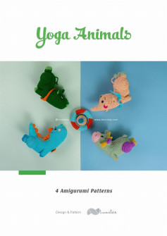 Yoga Animals Cow Elephant Hippo Dinosaur