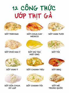 12 công thức ướp thịt gà