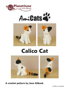 ami cats Calico Cat A crochet pattern