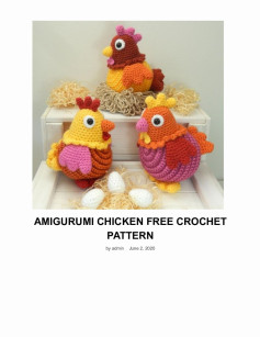 AMIGURUMI CHICKEN FREE CROCHET PATTERN