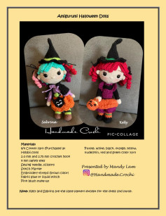 Amigurumi Halloween Dolls sabrina kelly