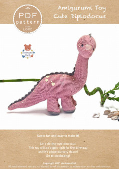 Amigurumi Toy Cute Diplodocus