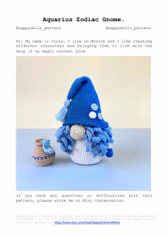 Aquarius Zodiac Gnome