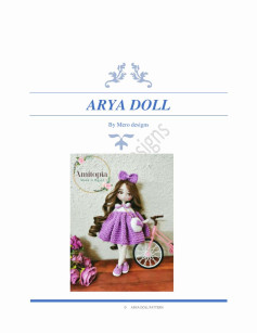 ARYA DOLL crochet pattern