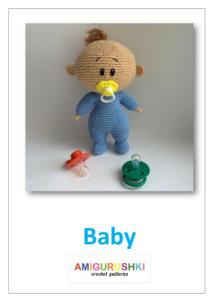 Baby doll crochet pattern amigurumi