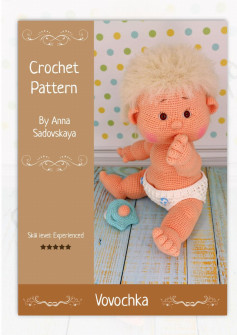 baby with diapers doll crochet pattern