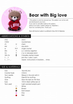 Bear with Big love