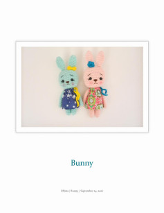 blue Bunny ping bunny crochet pattern