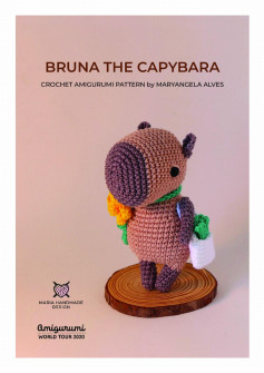 BRUNA THE CAPYBARA CROCHET AMIGURUMI PATTERN