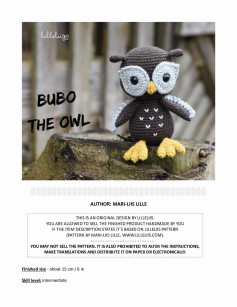 bubo the owl crochet pattern