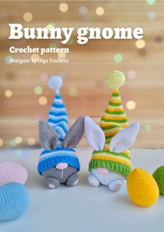 bunny gnome amigurumi crochet pattern