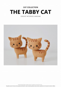 CAT COLLECTION THE TABBY CAT CROCHET PATTERN