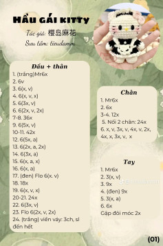 chart móc hầu gái kitty