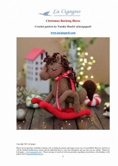 Christmas Rocking Horse Crochet pattern