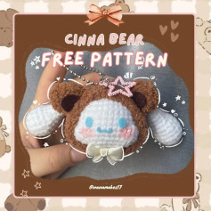 cinna bear free pattern