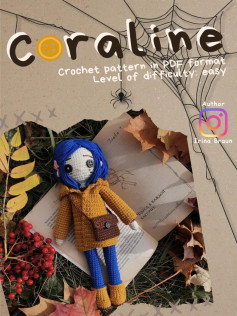 coraline doll crochet pattern