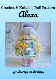 Crochet & Knitting Doll Pattern Alexa