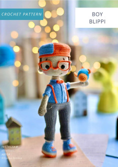 crochet pattern boy blippi