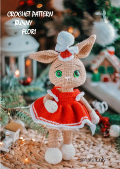 CROCHET PATTERN BUNNY FLORI