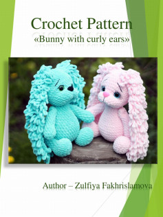 Crochet Pattern «Bunny with curly ears»