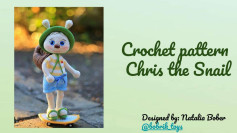 Crochet pattern Chris the Snail