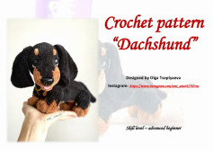 Crochet pattern “Dachshund” dog