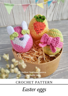 CROCHET PATTERN Easter eggs