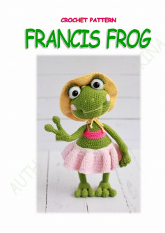 crochet pattern francis frog