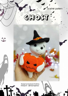 crochet pattern GHOST pumkin