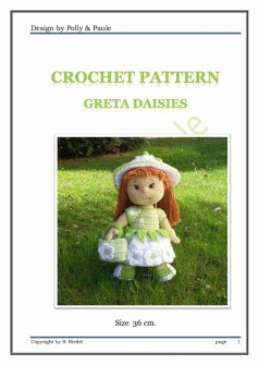 crochet pattern greta daisies crochet pattern