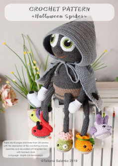 CROCHET PATTERN «Halloween Spider»