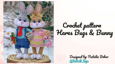 Crochet pattern Hares Bugs & Bunny