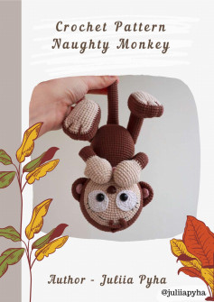 Crochet Pattern Naughty Monkey