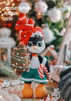 CROCHET PATTERN PENGUIN RICKY