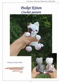 Crochet Pattern Pocket Kitty