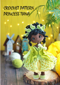 CROCHET PATTERN PRINCESS TIANA