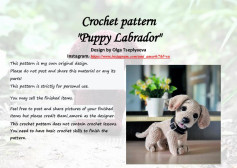 Crochet pattern Puppy Labrador