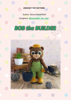 crochet pattern toy bob the builder bear