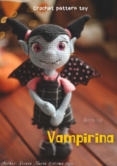 crochet pattern toy vampirina