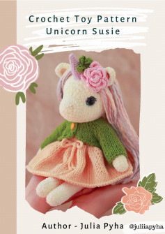 Crochet Toy Pattern Unicorn Susie