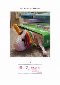 Crochet Unicorn Bookmark