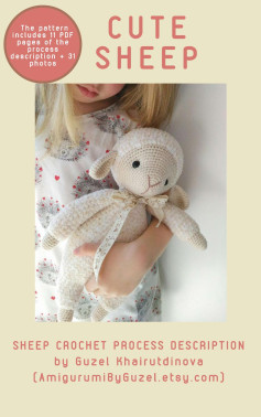 CUTE SHEEP crochet pattern