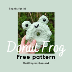 DONUT FROGS crochet pattern