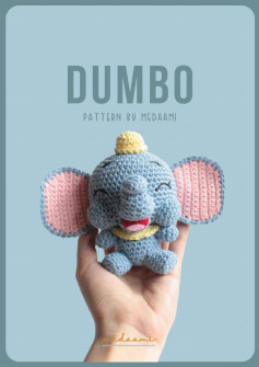 Dumbo elephant crochet pattern