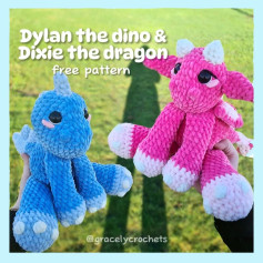 dylan the dino & dixie the dragon